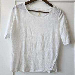 Bellerose linen white top. Size 3